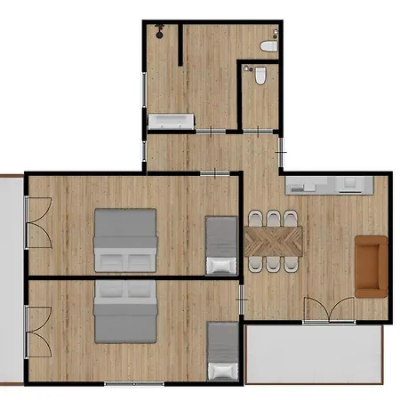 דירה Chic Lodge-apartments